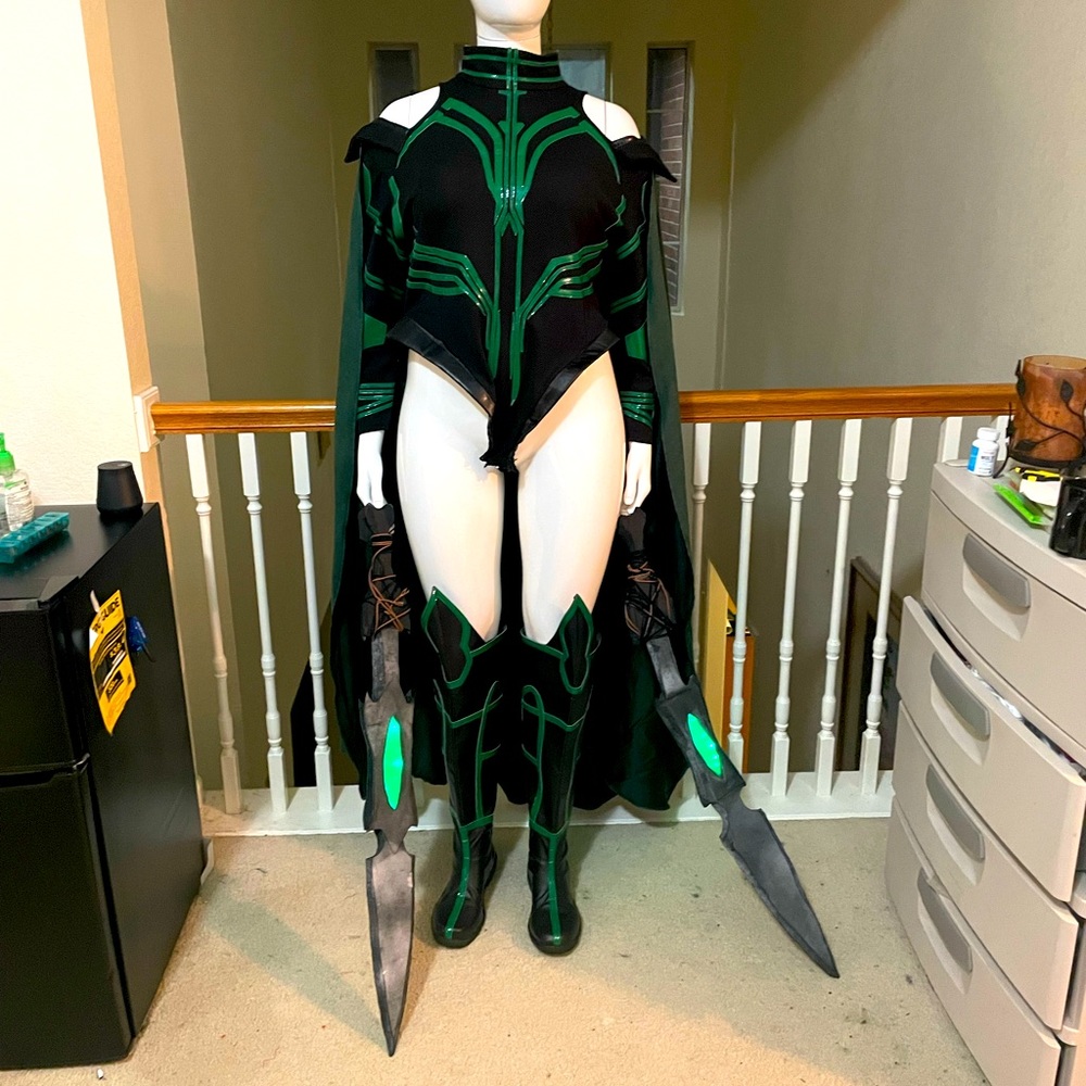 Custom made Hela from Thor Cosplay Plus size